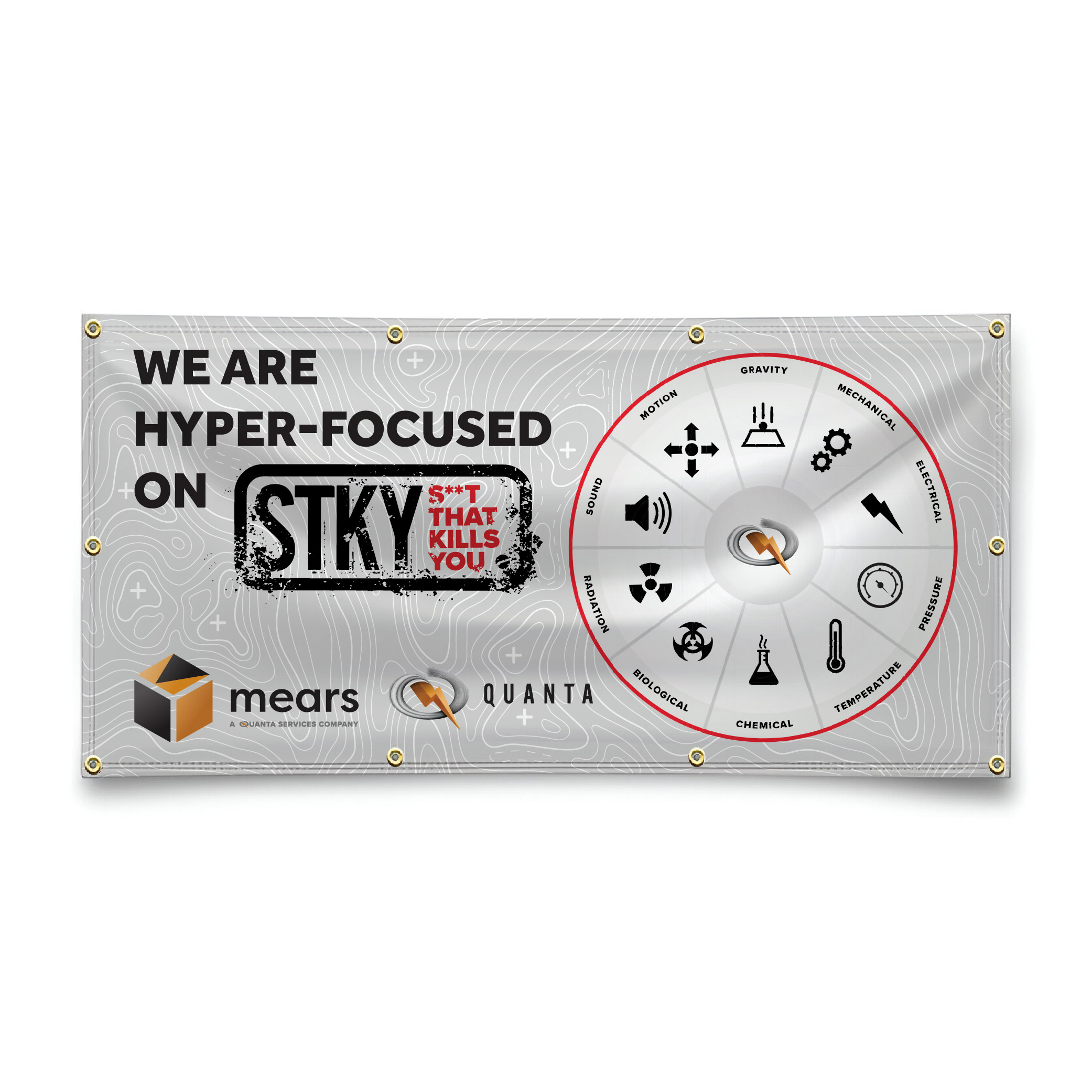 Mears STKY Banner - Gray